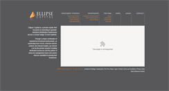 Desktop Screenshot of ellipsecapital.com