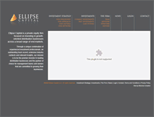Tablet Screenshot of ellipsecapital.com